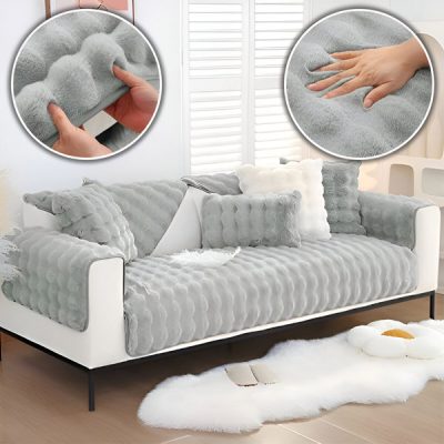 Plüsch-Sofaüberzug | VELVECO