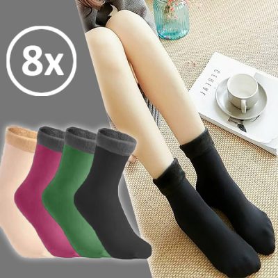 Thermosocken aus Samt (8 Paare) VELVOCKS