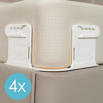 Bettlakenspanner, die niemals verrutschen (4 Stück) | EVOHOLD