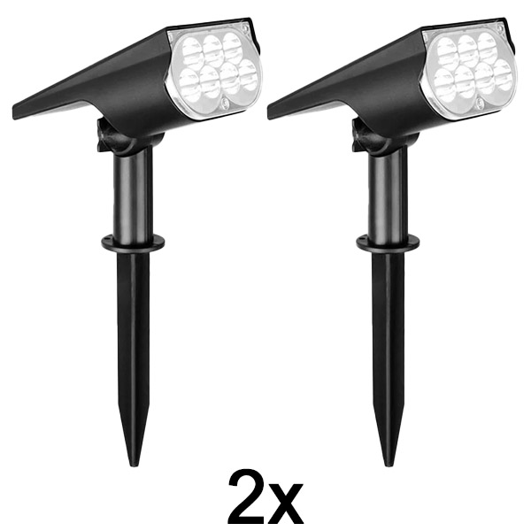 2x Outdoor-Solarstrahler | SPOTIKE