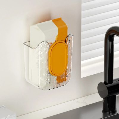 Platzsparender Feuchttuchspender - Wandmontage, ohne Bohren | WIPBOX